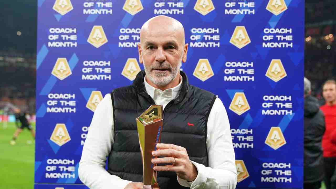 Stefano Pioli coach of the month