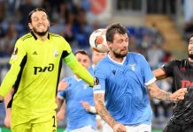 Lazio-Lok Mosca andata - foto LaPresse