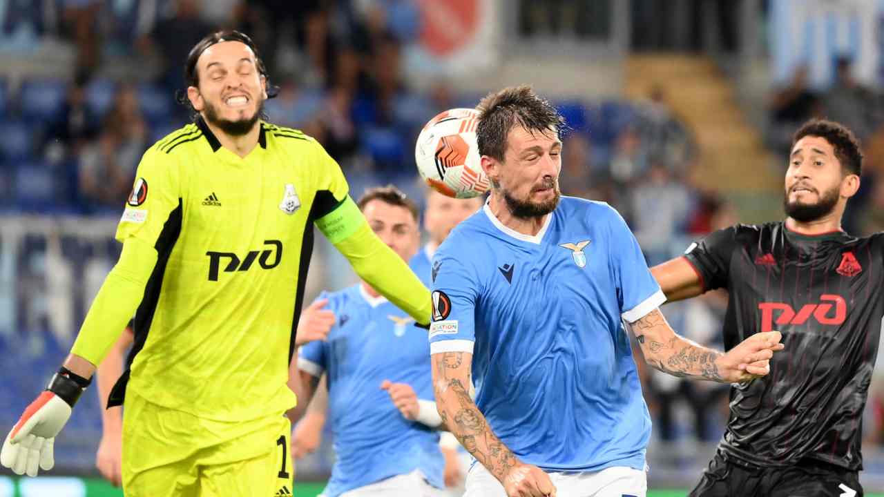 Lazio-Lok Mosca andata - foto LaPresse