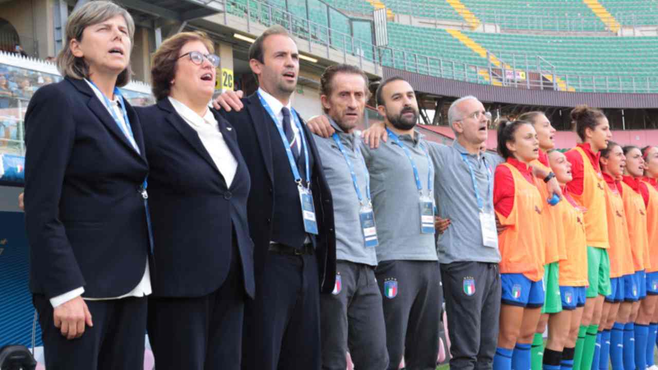 Italia femminile - foto LaPresse