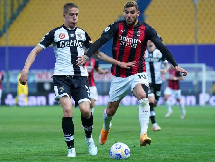 Conti Parma - Milan - foto LaPresse