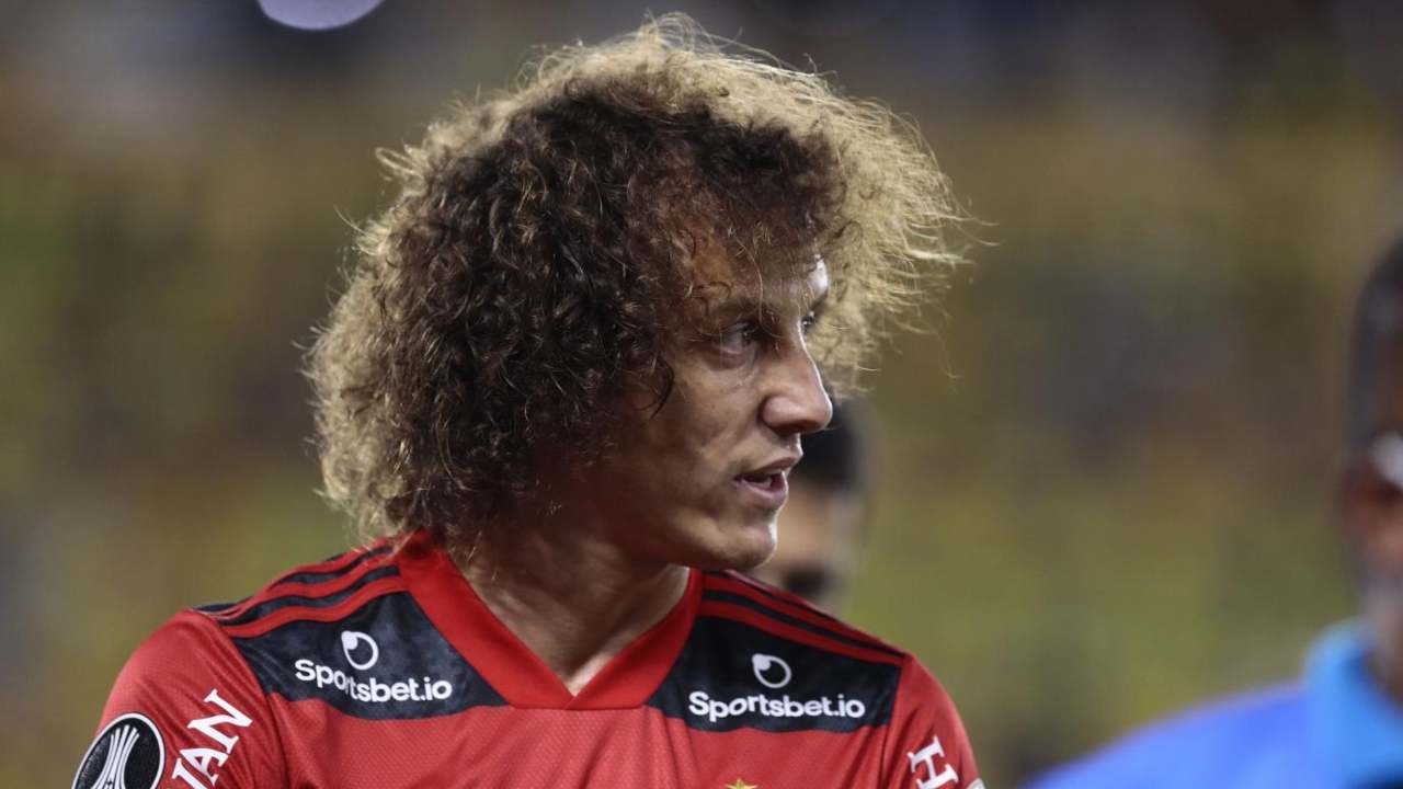 David Luiz al Flamengo -foto LaPresse