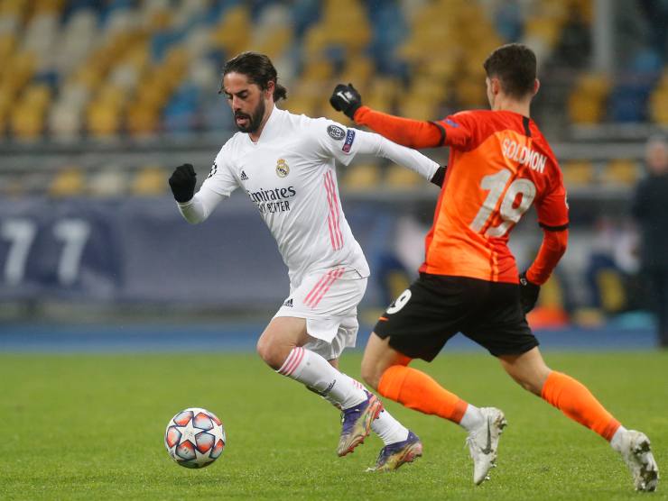 Isco in Champions - foto LaPresse