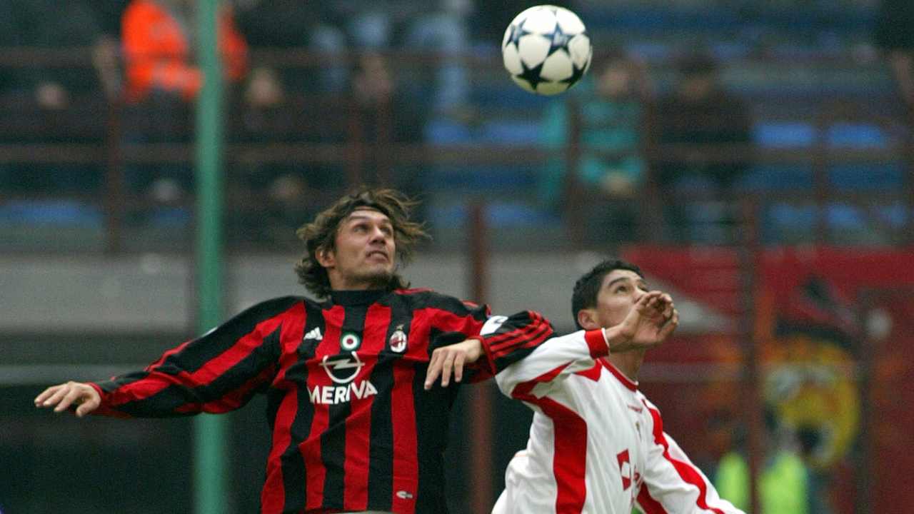 Maldini e Jardel - foto LaPresse