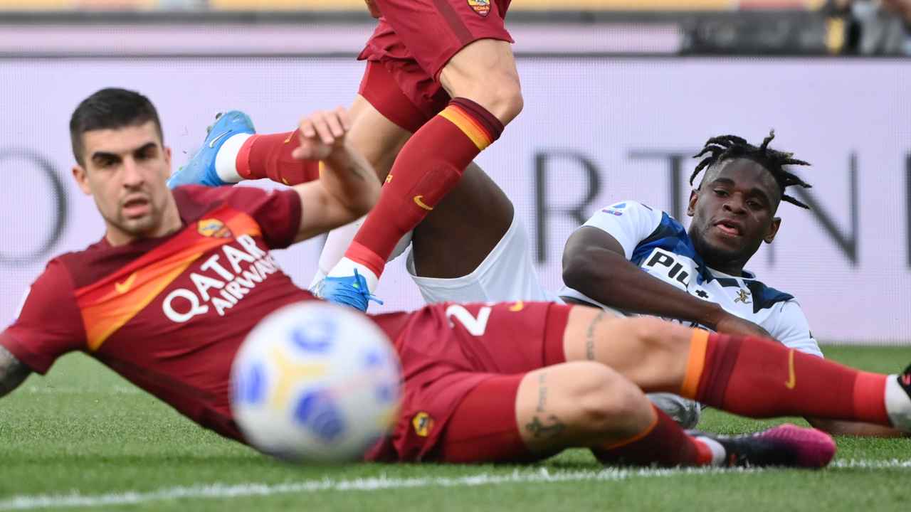 Mancini e Zapata - foto LaPresse