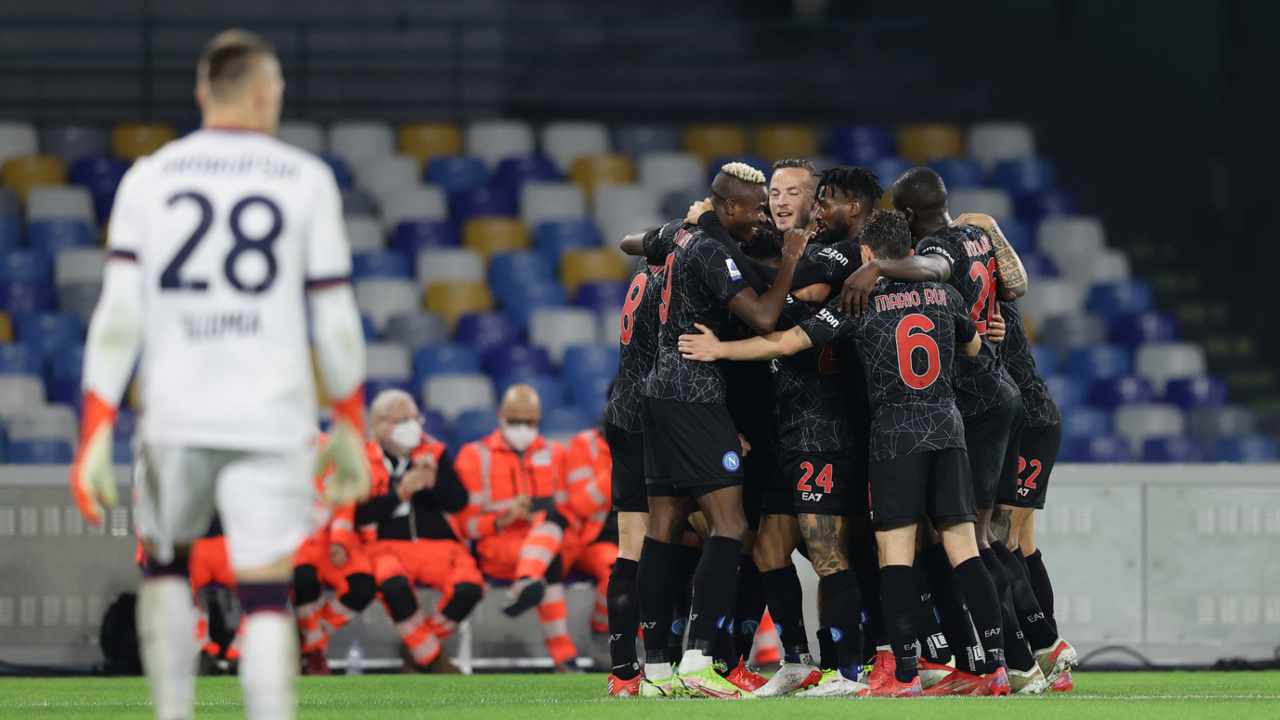 Napoli festeggia - foto LaPresse