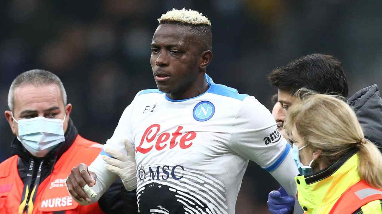 Osimhen spaventa il Napoli - foto LaPresse