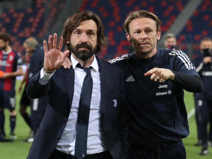 Pirlo e Baronio - foto LaPresse