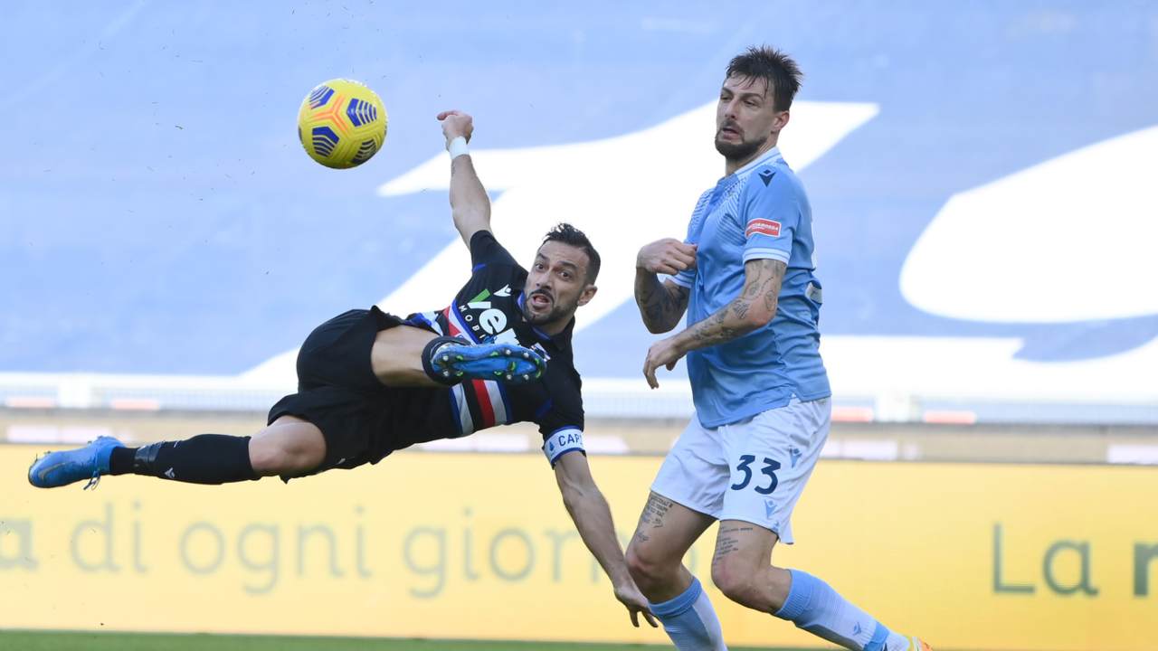 Quagliarella e Acerbi - foto LaPresse