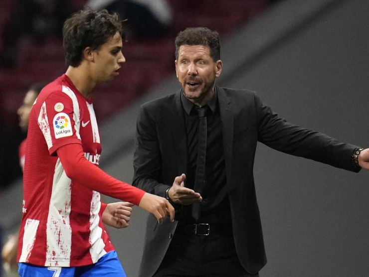 Simeone e Felix - foto LaPresse