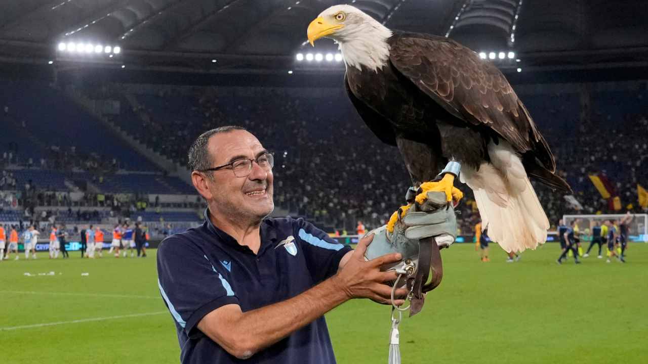 Sarri e Aquila - foto LaPresse