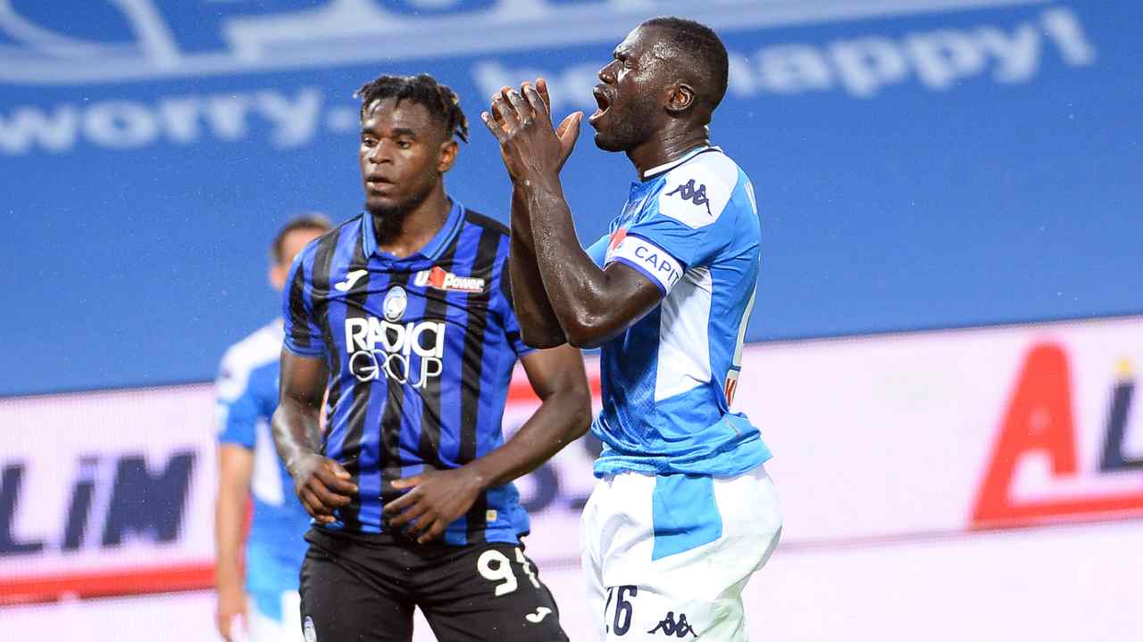 Zapata e Koulibaly - foto LaPresse