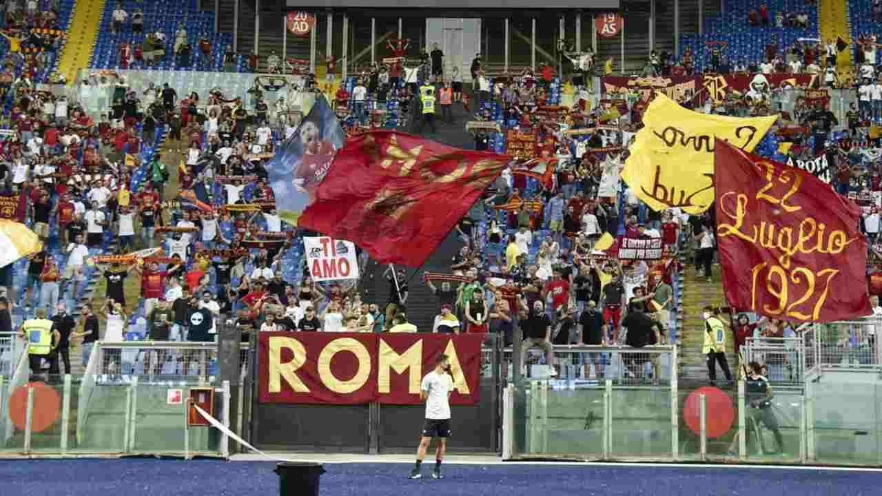 curva Roma - foto LaPresse