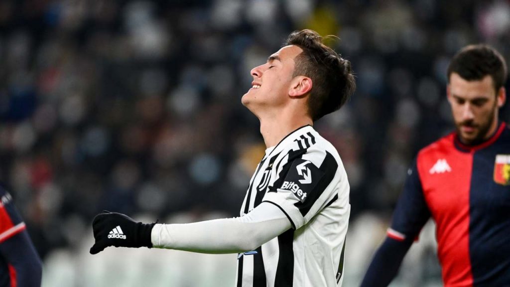 Dybala deluso - foto LaPresse