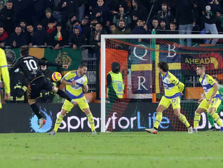 Aramu gol Juve - foto LaPresse