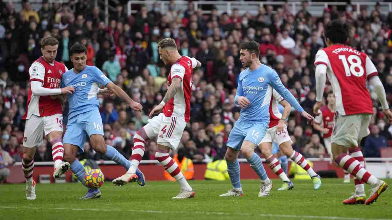 Arsenal MCity - foto LaPresse