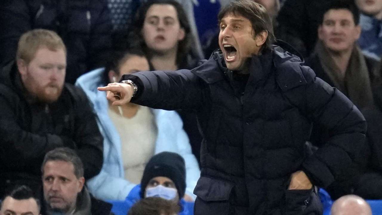 Antonio Conte al Tottenham - foto LaPresse