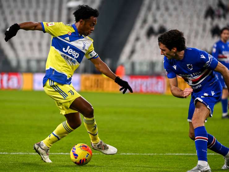 Cuadrado in dribbling - foto LaPresse