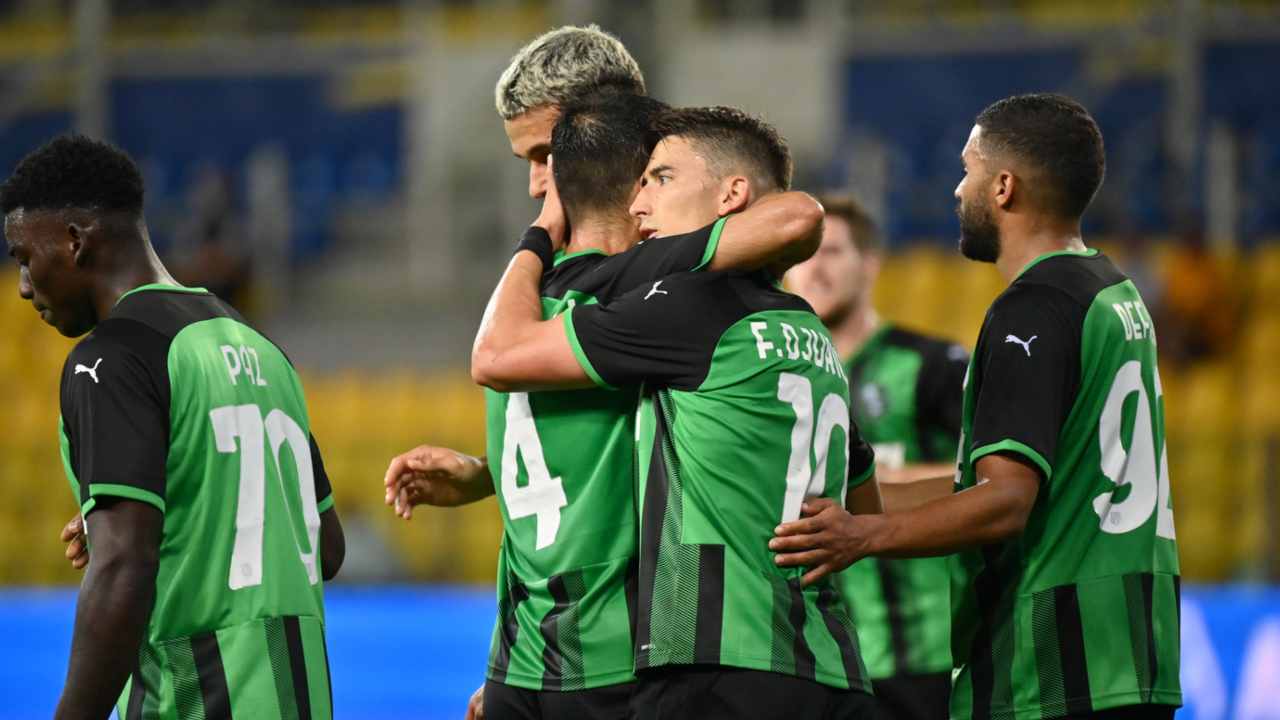 esulta Sassuolo - foto LaPresse