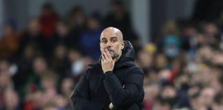 Guardiola dubbioso - foto LaPresse