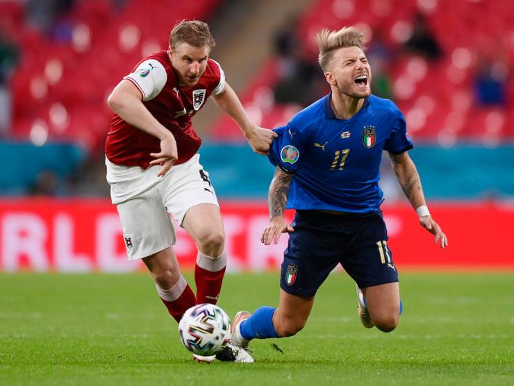 Hintereggere e Immobile - foto LaPresse