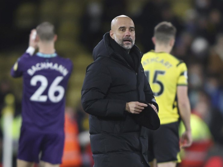 Guardiola fine gara - foto LaPresse