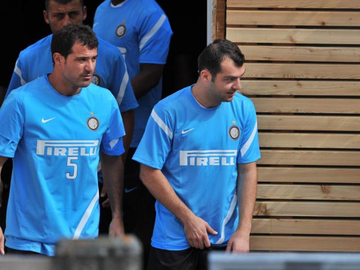 Stankovic e Pandev - foto LaPresse