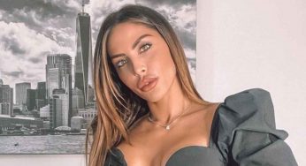 Guendalina, incidente rovente con l’altalena: il costume non la contiene