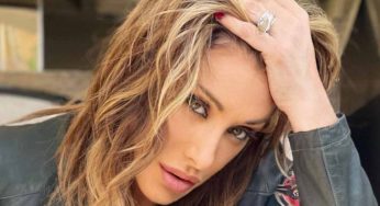 Sabrina Salerno versione ‘wild’: curve e scollatura pericolose