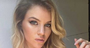 Sara Croce, solo un filo la copre: si vede tutto