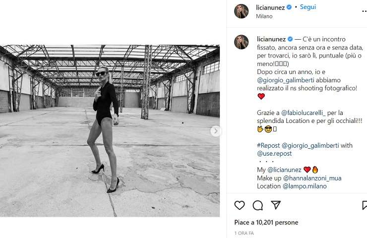 Licia Nunez, gambe da infarto: lo shooting è incredibile - FOTO