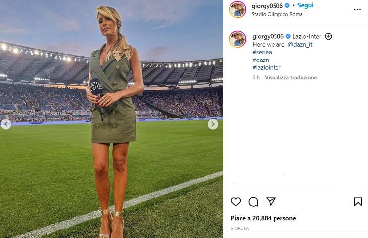 Giorgia Rossi, l'abito scopre due gambe da infarto - FOTO