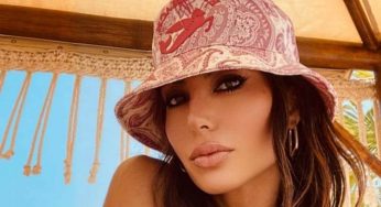 Elisabetta Gregoraci, il reggiseno dov’è? Sotto la giacca il nulla