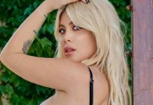Wanda Nara da urlo: gonna troppo corta, si vede tutto - VIDEO
