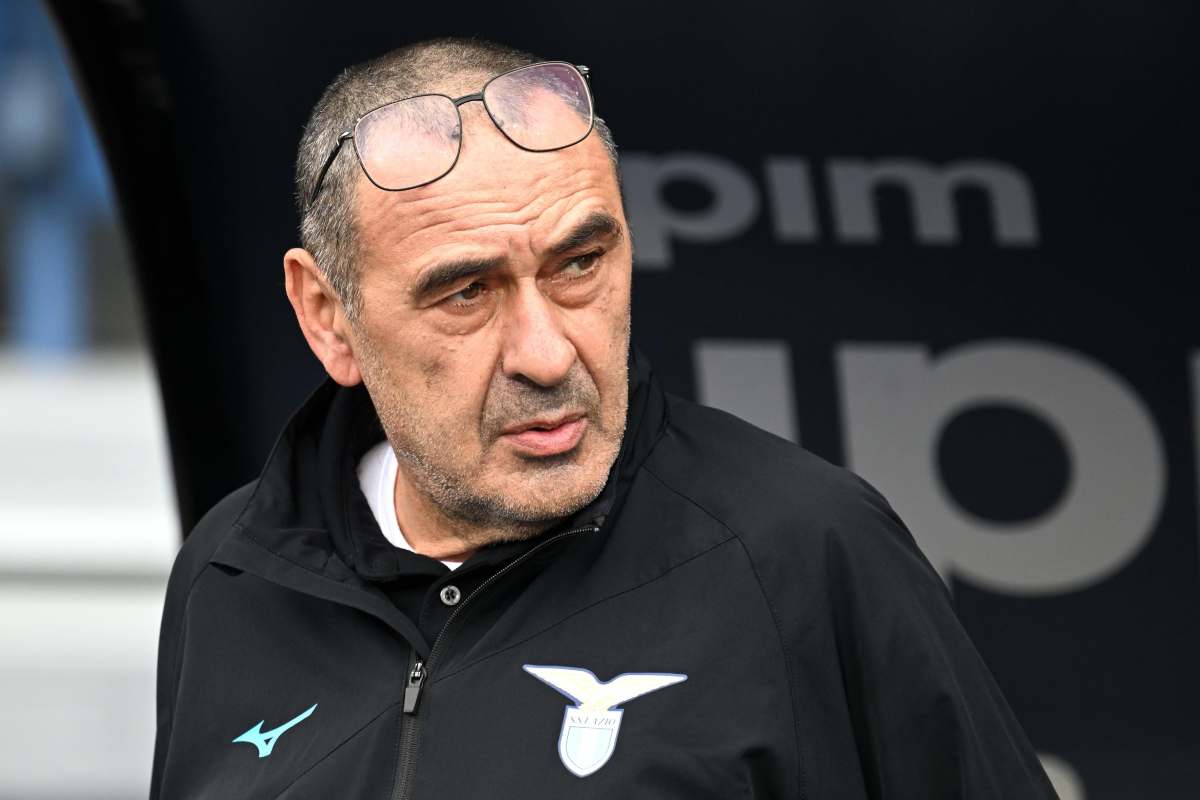 Maurizio Sarri, allenatore della Lazio (Ansafoto)