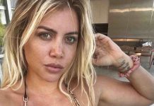 Wanda Nara senza veli in spiaggia, i fan su Instagram vanno ko